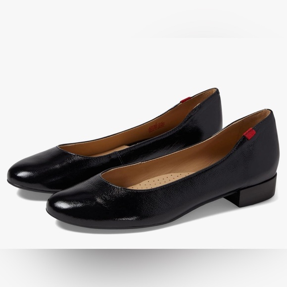 NEW Marc Joseph Crosby black patent leather flats size 5 - Picture 1 of 9